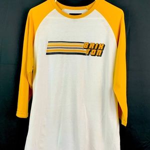 Brixton Vintage Logo Baseball Tee